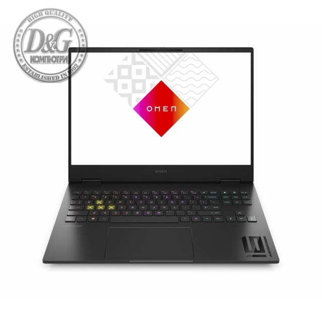 Лаптоп HP Omen 16-U1012NN 16&quot;  IPS (2560x1600) 240Hz, Intel Core i7-14700HX, 16GB DDR5, 2TB SSD Gen4, RTX 4060 8GB GDDR6, WiFi 7