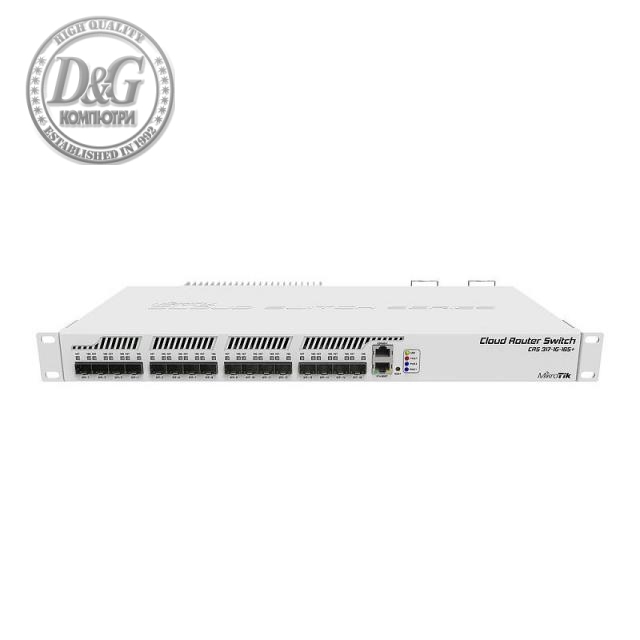 Cloud Router Mikrotik CRS317-1G-16S+RM, 1 х Gigabit LAN, 16 х SFP