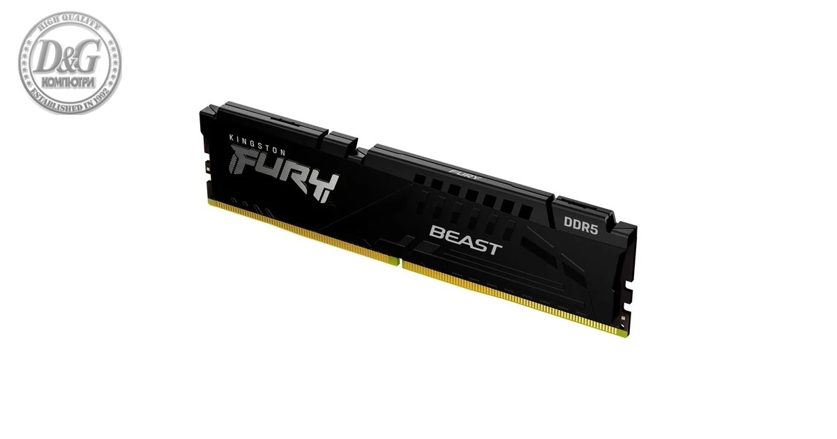 16G DDR5 6400 FURY BEAST BLK