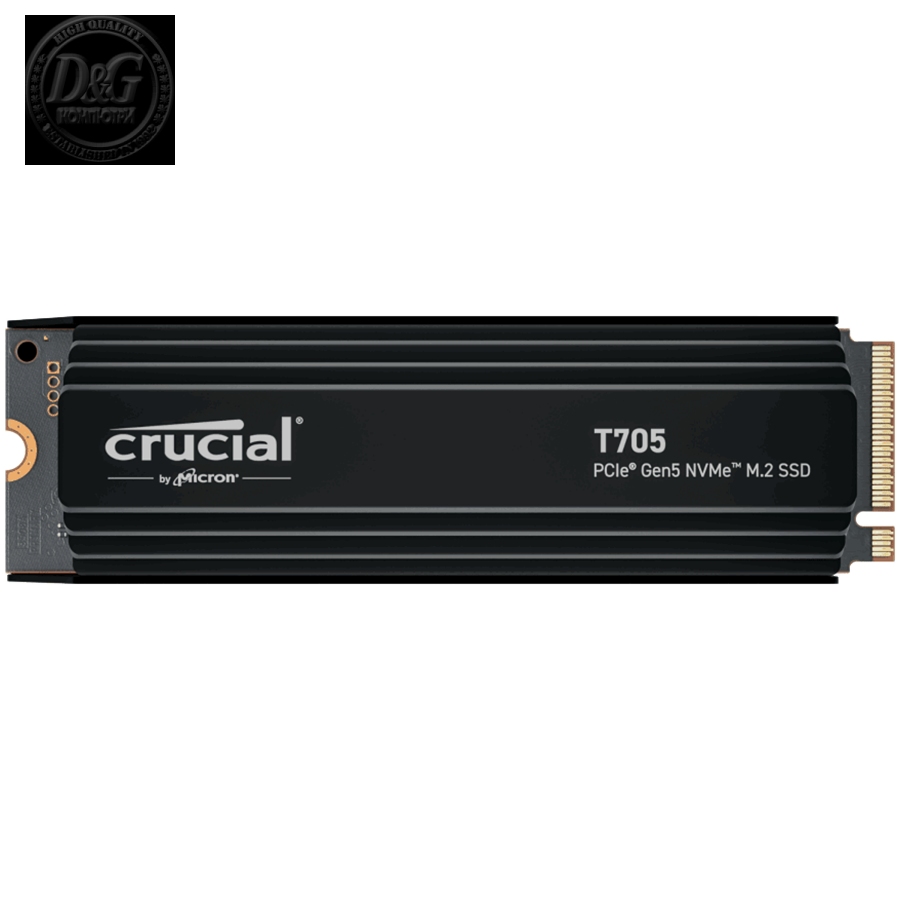 Crucial T705 2TB PCIe Gen5 NVMe M.2 SSD, EAN: 649528940179