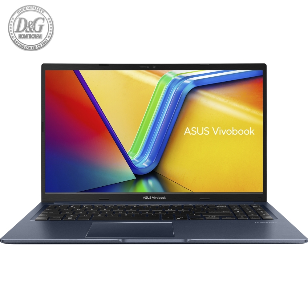 Asus Vivobook M1502YA-BQ018, AMD Ryzen R7-7730U, 15.6 "FHD (1920X1080) 16:9,16GB DDR4 (8 GB on BD),1TB SSD,Backlit Keyboard , NO OS, Quiet Blue