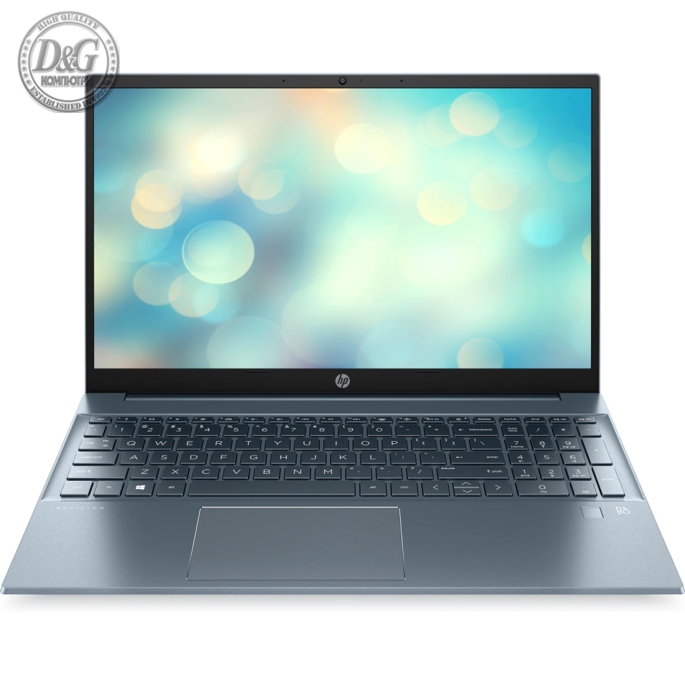 HP Pavilion 15-eh3007nu Fog Blue, Ryzen 7-7730U(2Ghz, up to 4.5GH/16MB/8C), 15.6" FHD IPS AG, 16GB 3200MHz 2DIMM, 1TB PCIe SSD, WiFi 6 2x2 + BT 5.3, FPR, Backlit Kbd, 3C Batt, Free DOS