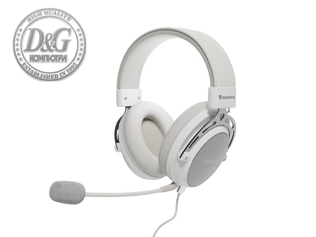 Genesis Headset Toron 301 With Microphone, White