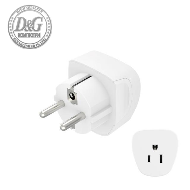 Hama Travel Adapter тип A и тип B, 3-пинов, за устройства от Америка и Канада