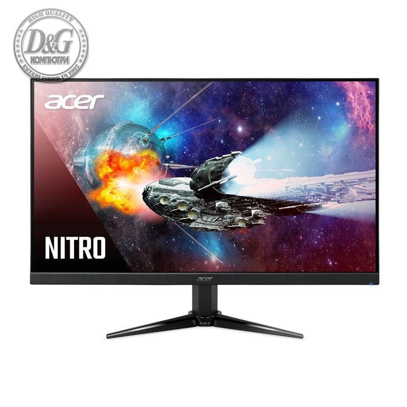 Acer Nitro QG271M3bmiipx, 27" IPS, LED, Anti-Glare, ZeroFrame, FreeSync, 1ms(VRB), 180Hz, 100M:1, 250nits, FHD (1920x1080), Acer Display Widget, 2xHDMI, DP, Audio Out, Speaker 2Wx2, BluelightShield, Tilt, Vesa, Black