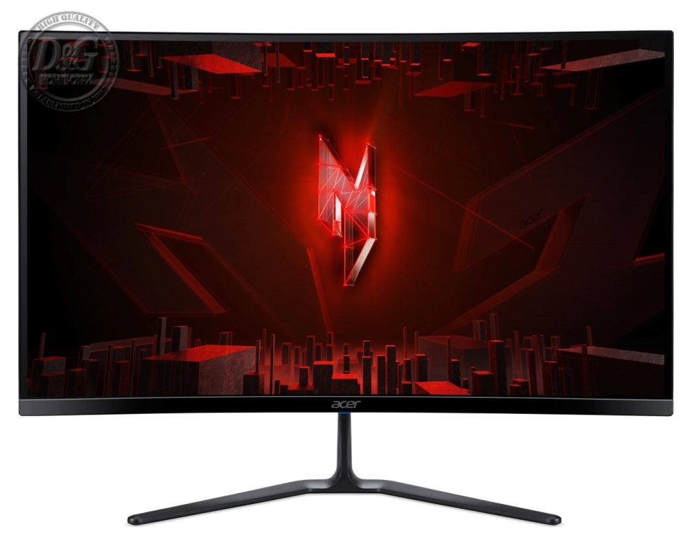 Acer Nitro ED270RS3bmiipx, 27" Curved 1500R, VA, Anti-Glare, FHD 1920x1080, ZeroFrame, FreeSync Premium, 180Hz, 1ms, 100M:1, 250 cd/m2, 1xDP, 2xHDMI, HDR 10, Speakers 2Wx2, Audio in/out, VESA, Tilt, Acer Display Widget, Black