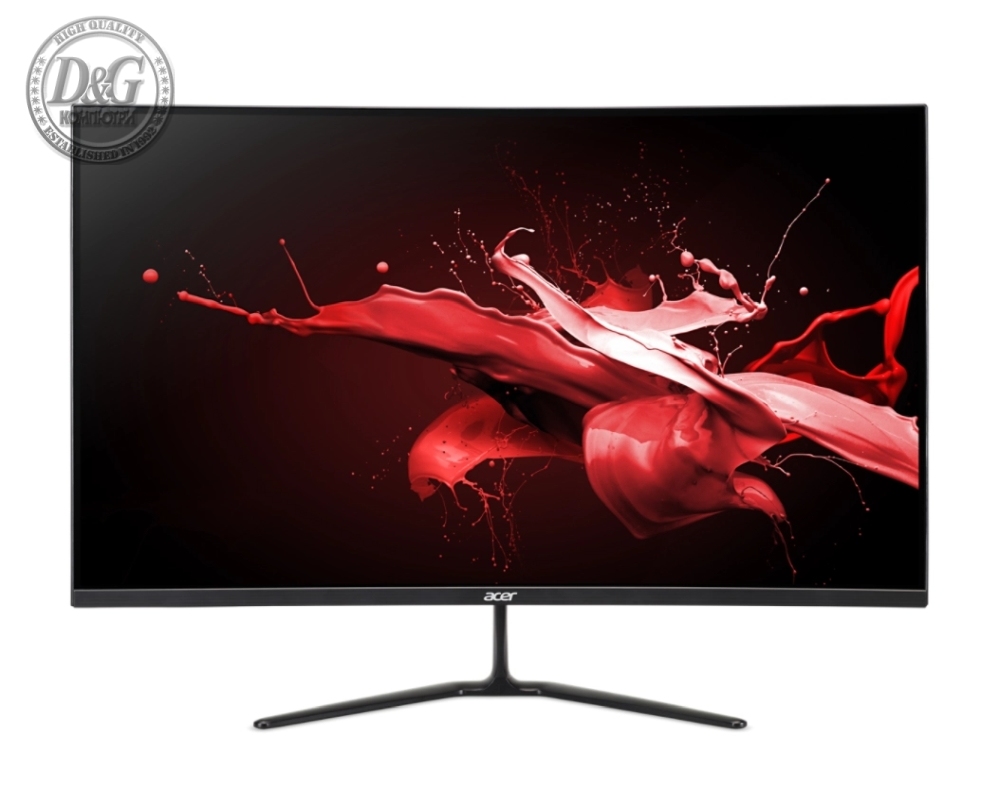 Acer Nitro ED320QRS3biipx, 31.5" Curved 1500R VA, Anti-Glare, ZeroFrame, FreeSync, 1ms(VRB), 3000:1, 250nits, 1920x1080 FHD, 180Hz, 2xHDMI, DP, Audio out, BluelightShield, Tilt, Black