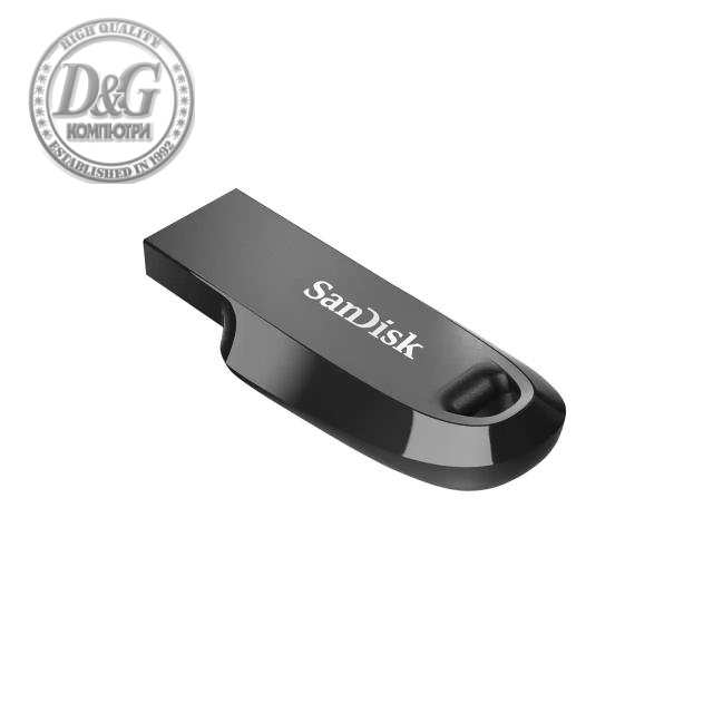 USB памет SanDisk Ultra Curve 3.2, 64GB, USB 3.1 Gen 1, Черна