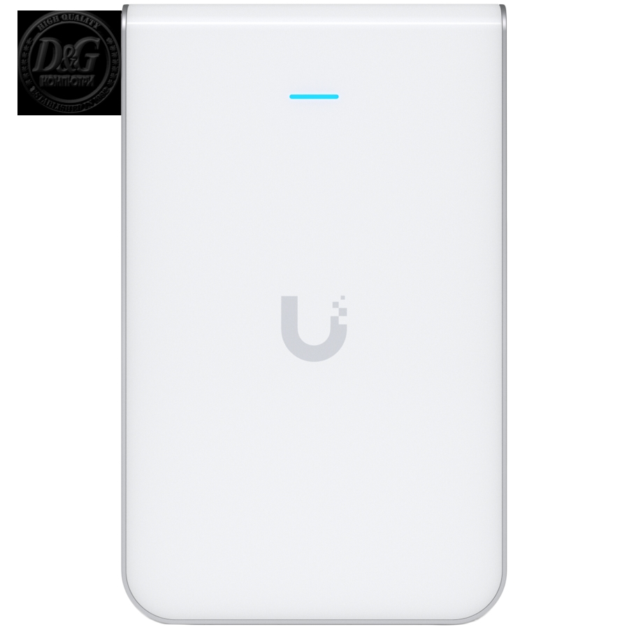 UBIQUITI In-Wall HD; WiFi 5; 6 spatial streams; 90 mВІ (1,000 ftВІ) coverage; 200+ connected devices; Powered using PoE/PoE+; (4) GbE ports with (1) PoE output; GbE uplink.