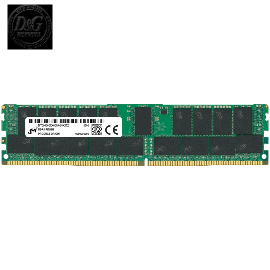 Micron DDR4 RDIMM 32GB 1Rx4 3200 CL22 (16Gbit) (Single Pack), EAN: 649528928542