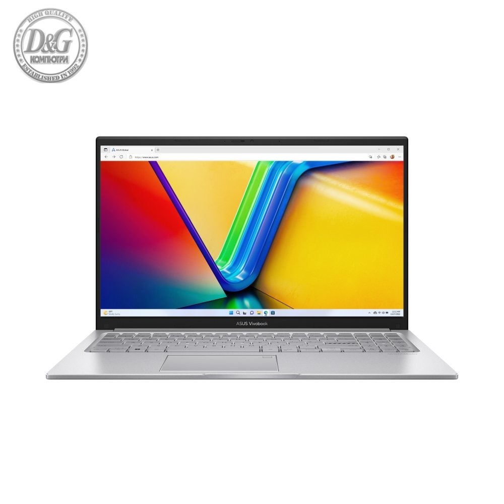 Asus Vivobook X1504VA-NJ733, I3-1315U,15.6" FHD,(1920x1080),8GB, SSD 512GB, No OS,Silver