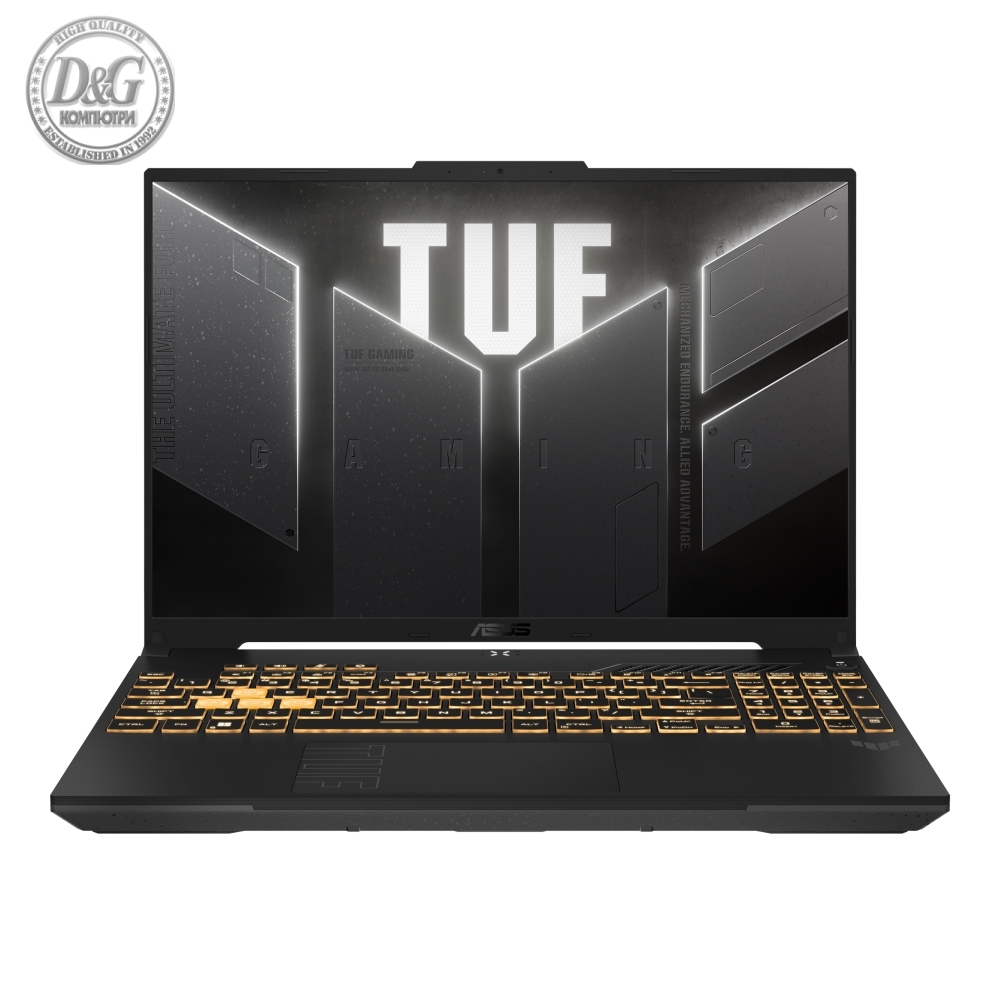 Asus TUF F16 FX607JU-N3138, i7-13650HX 2.4 GHz (24M  Cache, up to 4.9 GHz, 14 cores), 16" FHD+ (1920x 1200) 16:10,165z,16GB DDR5 ,1TB PCIe 4.0,RTX 4050 6GB GDDR6, Wi-Fi 6(802.11ax)Backlit Chiclet Keyboard 1-Zone RGB, no OS, Mecha Gray