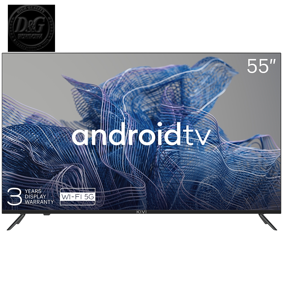 55', UHD, Google Android TV, Black, 3840x2160, 60 Hz, , 2x10W, 83 kWh/1000h , BT5, HDMI ports 4, 24 months