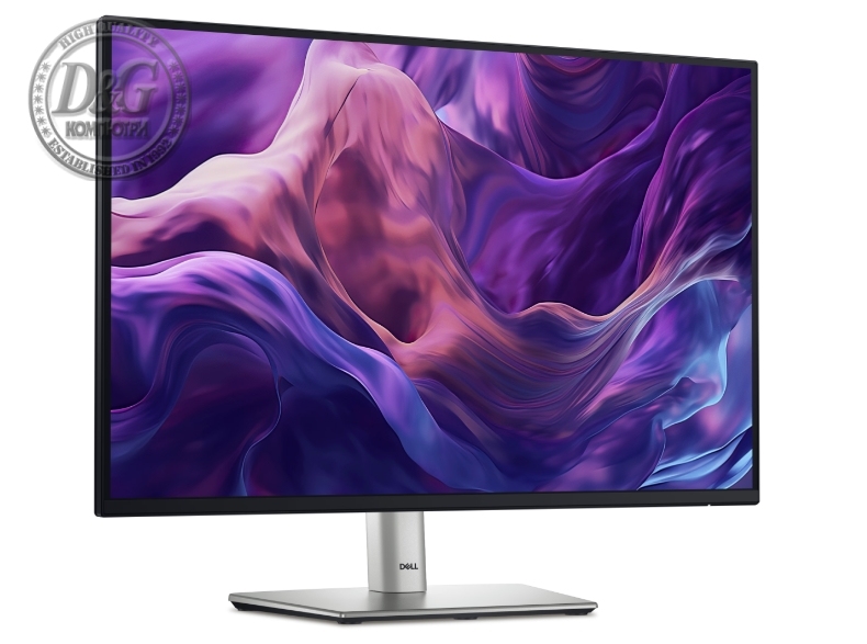 Dell P2425E, 24" WUXGA LED, IPS Anti-Glare, 5ms, 100 Hz, 1500:1, 300 cd/m2, 1920x1200, 99% sRGB, USB-C, 4xUSB 3.2, HDMI, Display Port, VGA, RJ45, PD 90W, Height Adjustable, Pivot, Swivel, Tilt, Black