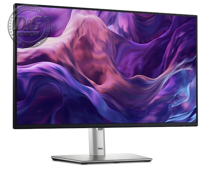 Dell P2425H, 23.8" Full HD LED, IPS Anti-Glare, 5ms, 100 Hz, 1500:1, 250 cd/m2, 1920x1080, 99% sRGB, USB-C, 4xUSB 3.2, HDMI, Display Port, VGA, Height Adjustable, Pivot, Swivel, Tilt, Black