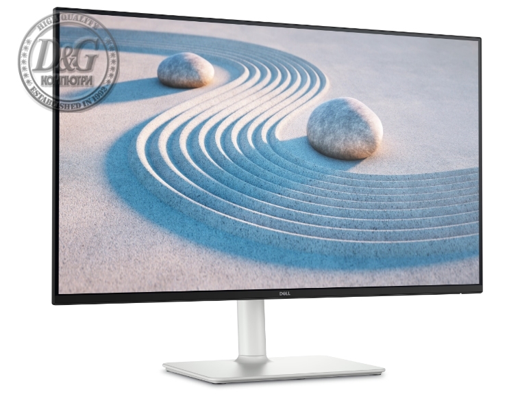 Dell S2725DS, 27" LED Flat Screen, IPS AG, QHD 2560x1440, 99% sRGB, 4ms, 100Hz, 1500:1, 300 cd/m2, 2xHDMI, DisplayPort , Speakers 2x5W, VRR, Height-Adjustability , Pivot, Swivel, Tilt, Black&Silver