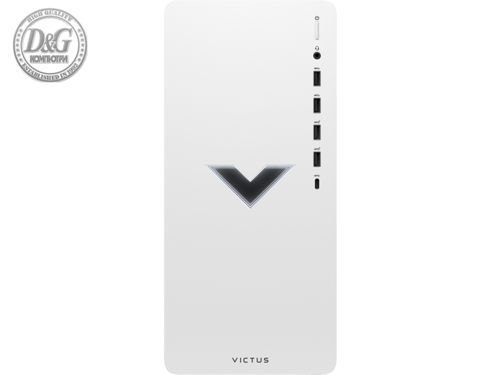 Victus by HP Desktop TG02-2002nu 500W MT Ceramic White, Core i5-14400F(1.8Ghz, up to 4.7GHz/20MB/10C), 16GB 3200Mhz 2DIMM, 1TB PCIe SSD, NVIDIA GeForce RTX 4060 Ti 8GB, Wifi 6+BT, White Keyboard and HP Mouse 310, Free DOS, 2Y Warranty