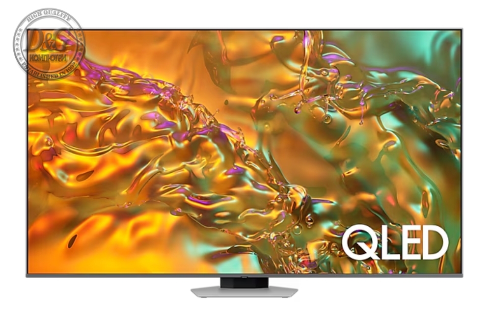 Samsung 55'' 55Q80D AI 4K QLED , SMART, Bluetooth 5.2, Wi-Fi 5, 4xHDMI 2.1, 2xUSB, Carbon Silver