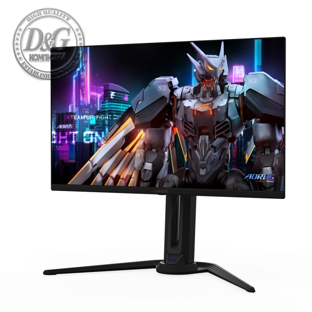 Гейминг монитор GIGABYTE AORUS FO27Q3, 27&quot; QD-OLED, 2K QHD, 360Hz, 0.03ms, Vesa ClearMR 13000, HDR 400, KVM