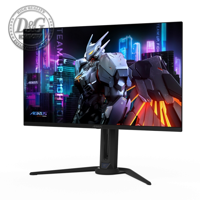 Гейминг монитор GIGABYTE AORUS FO32U2, 31.5&quot; QD-OLED, 4K UHD, 240Hz, 0.03ms, Vesa ClearMR 13000, HDR 400, KVM