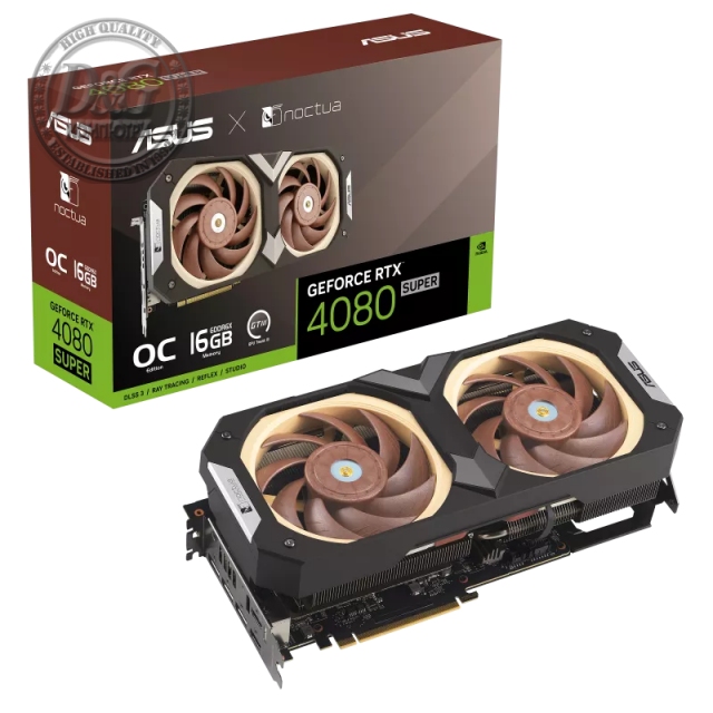 Видео карта ASUS GeForce RTX 4080 SUPER Noctua Edition OC 16GB GDDR6X