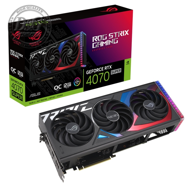 Видео карта ASUS ROG STRIX GeForce RTX 4070 SUPER OC Edition 12GB GDDR6X