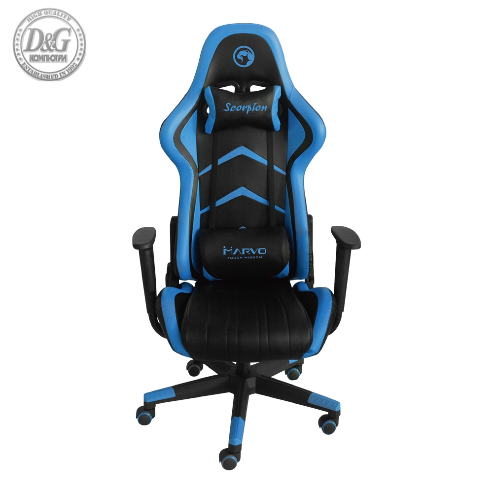 Marvo геймърски стол Gaming Chair CH-106 Black/Blue