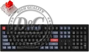 Геймърска Механична клавиатура Keychron K10 Pro QMK Hot-Swappable Full-Size K Pro Red Switch White LED