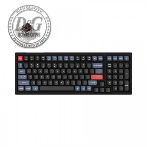 Геймърска Механична клавиатура Keychron K4 Pro Hot-Swappable Full-Size K Pro Brown Switch White LED