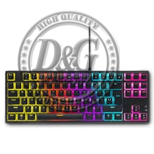 Геймърска механична клавиатура Spartan Gear Lochos 2 RGB TKL, Черна