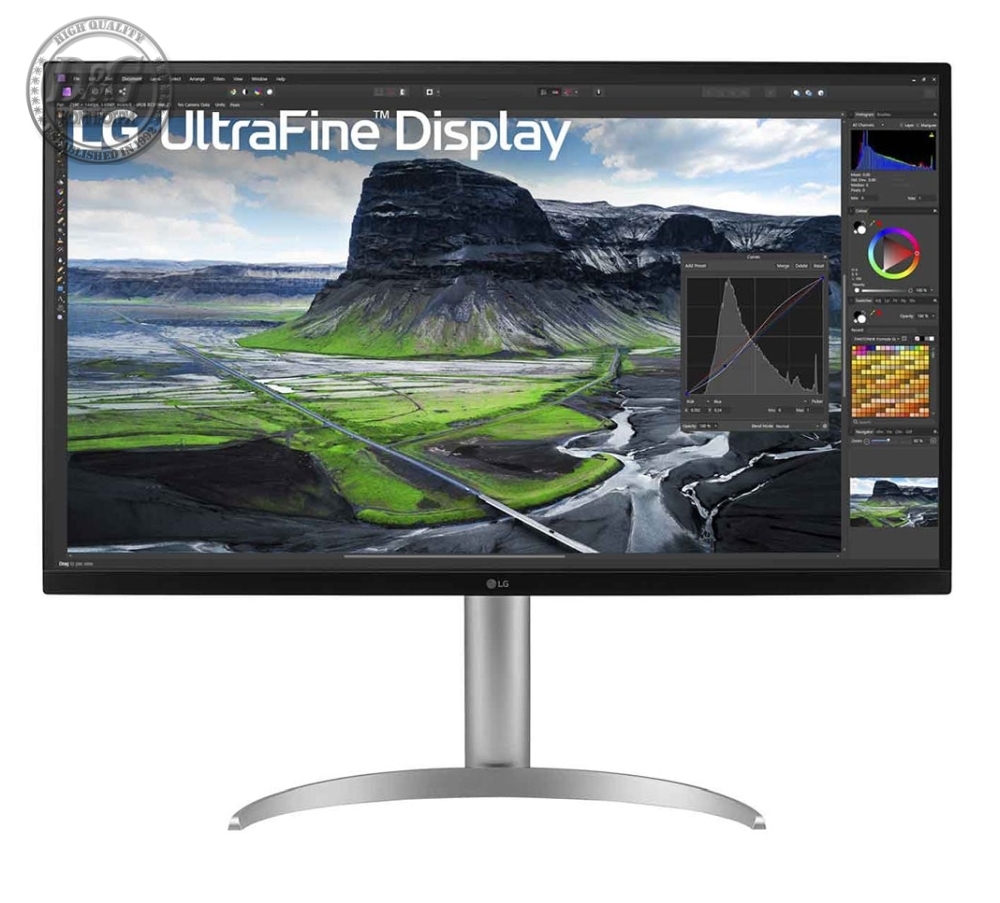 LG 32UQ85R-W, 31.5" UtraFine Nano IPS, DCI-P3 98%, 5ms, 400 cd/m2, 2000:1, 4K UHD (3840x2160), HDR 400, USB Type-C-PD 90W, USB, HDMI, DisplayPort, FreeSync, Speaker 5W x 2, Height Adjustable, Tilt, Auto Self Calibration, Silver