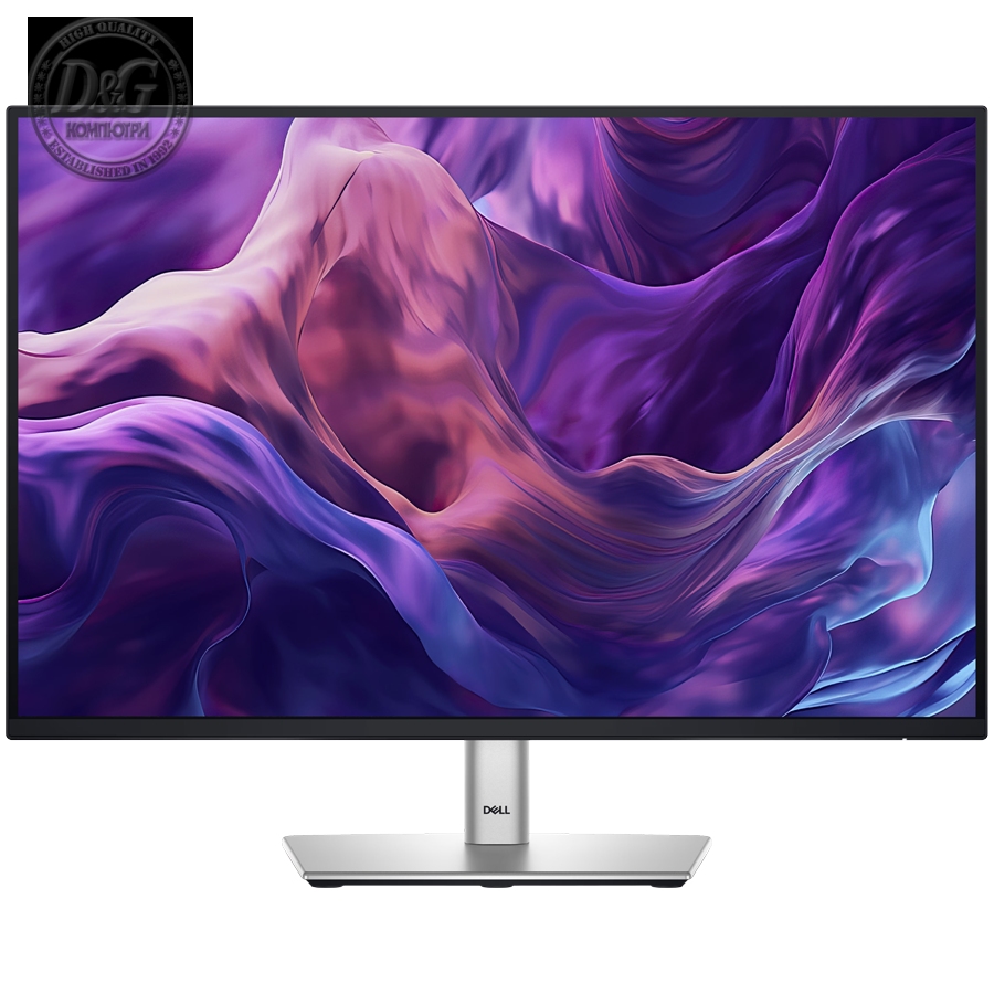 Monitor LED Dell Professional P2425E 24.07", 1920x1200, WUXGA, 100Hz, IPS AG, 16:10, 1500:1, 300 cd/m2, 8ms/5ms, 178/178, 99% sRGB, DP, DP-out, HDMI, USB-C up (90W) , 3xUSB-A, USB-C down (15W), RJ45, Tilt, Swivel, Pivot, Height Adjust (15cm), 3Y