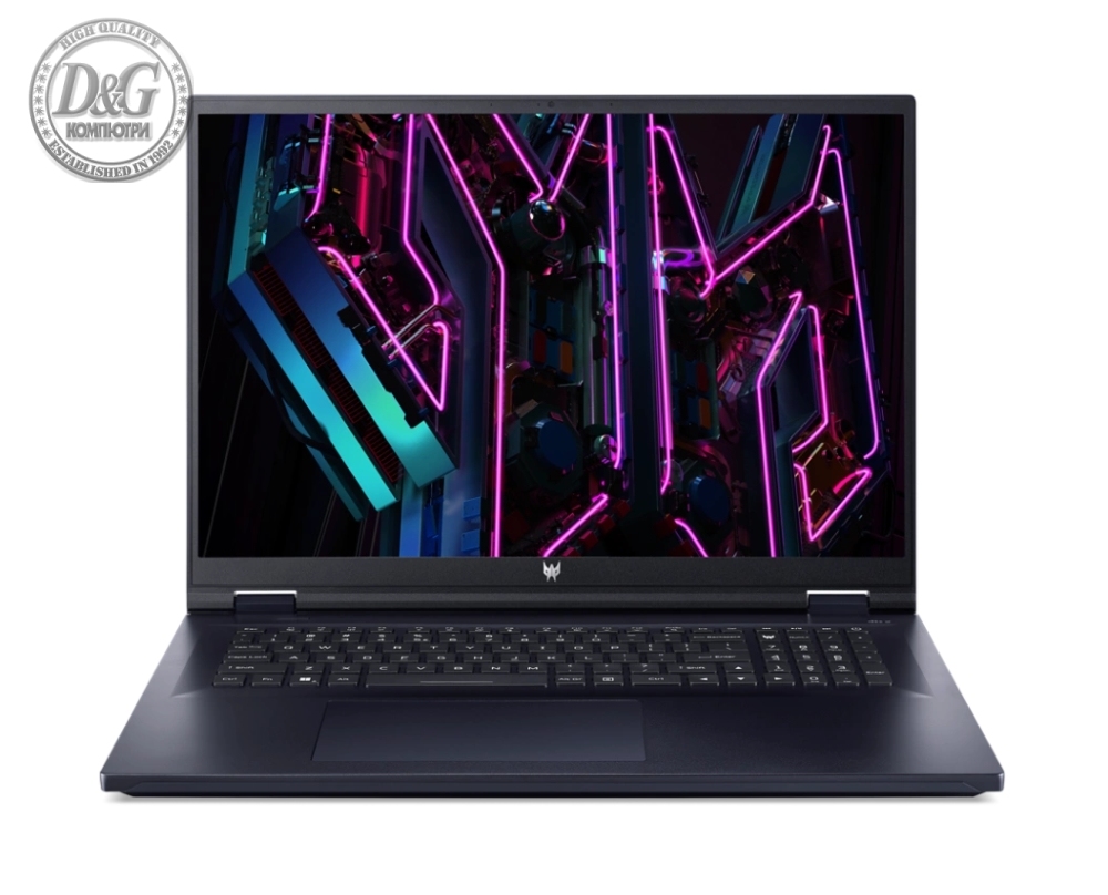 Acer Predator, PH18-72-9568, Intel Core i9-14900HX (up to 5.70GHz, 36MB) 18" WQXGA(2560x1600) IPS 240Hz, 2*16GB DDR5 5600MHz, 2048GB PCIe NVMe SSD, RTX 4080 12GB GDDR6, Micro SD, Killer WiFi7 802.11ax, BT, FHDcam, RGB-backlit Kb, Black, Win 11 Home