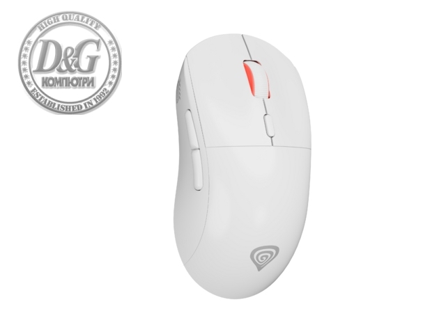 Genesis Wireless Gaming Mouse Zircon XIII Custom Wireless 26000 DPI White