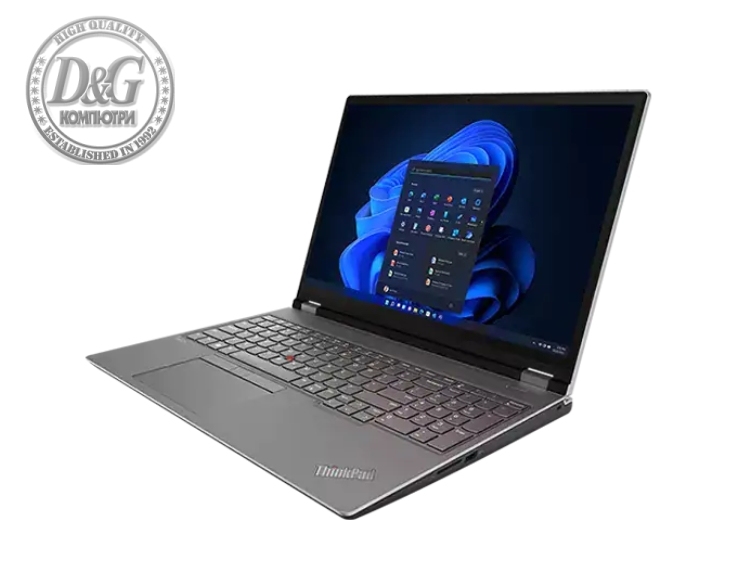 Lenovo ThinkPad P16 G1 Intel Core i7-12800HX (up to 4.8GHz, 25MB), 16GB(8+8) DDR5 4800MHz, 512GB SSD, 16" WUXGA (1920x1200) IPS AG, NVIDIA RTX A2000/8GB, WLAN, BT, FHD 1080p Cam, FPR, SCR, Backlit KB, Color Calibration, 6cell, Win11Pro, 3Y