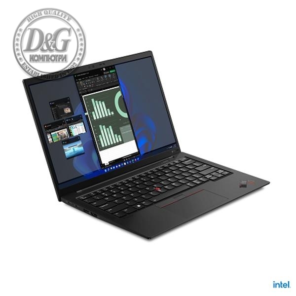 Lenovo ThinkPad X1 Carbon G10 Intel Core i7-1260P (up to 4.7GHz, 18MB), 16GB LPDDR5 5200MHz, 512GB SSD, 14" WUXGA (1920x1200) IPS AG, Intel Iris Xe Graphics, WLAN, BT, IR&FHD 1080p Cam, Backlit KB, 4 cell, Win11Pro, 3Y