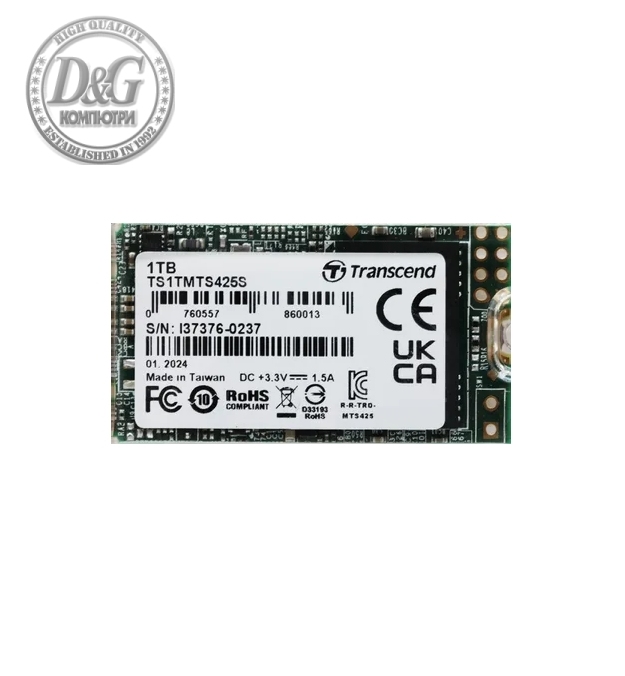 Transcend 1TB, M.2 2242 SSD, SATA3 B+M Key, TLC