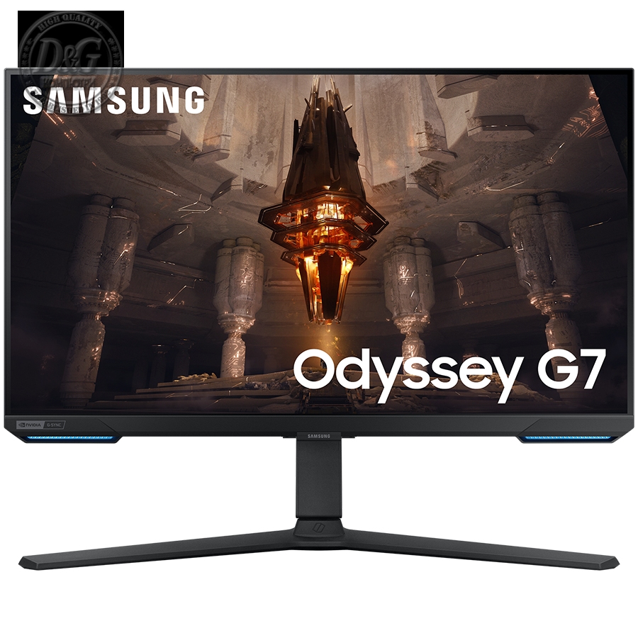 Monitor LED Samsung LS28BG700EPXEN Odyssey G70B, 28" UHD FLAT 16:9 (3840x2160) IPS 144Hz, 300 cd/гЋЎ, 1000:1, HDR400, 1ms (GTG), 178/178, FS, 1xDP 2xHDMI, 1xUSB 3.0 , 3.5 Jack, Tilt/Pivot/Swivel/HeightAdj (120mm), VESA 100x100, 2Y