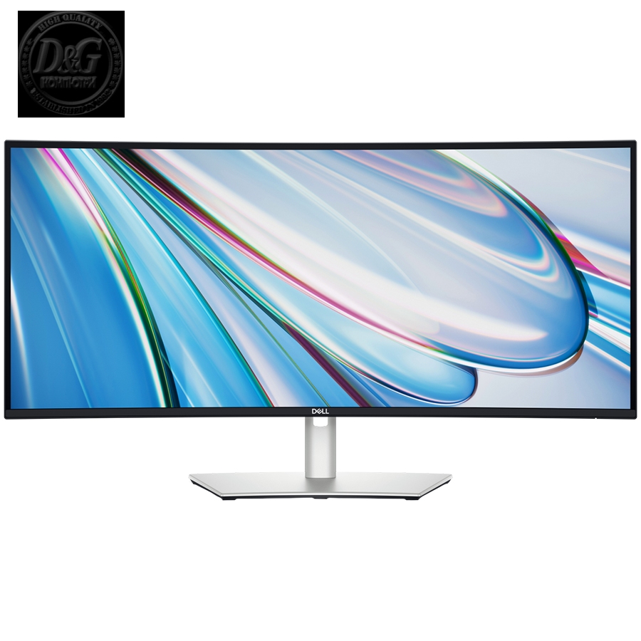 Monitor DELL UltraSharp U3425WE Curved 1900R 34", 3440x1440, WQHD, 120Hz, IPS Black AG, 21:9, 2000:1, 300 cd/m2, 8ms/5ms, 178/178, DP, HDMI, 2xThunderbolt 4 (90W), 3xUSB-C, 5xUSB-A, Audio line out, RJ-45, 2x 5W Speakers, Tilt, Swivel, HA (15cm), 3Y