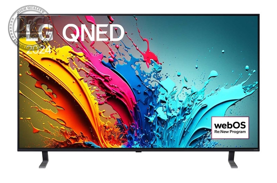 LG 65QNED85T3C, 65" 4K QNED HDR Smart TV, 3840x2160, DVB-T2/C/S2, Alpha 8 AI 4K Gen7, 120Hz, HDR 10 PRO, webOS 24 ThinQ, 4K Upscaling, FreeSync, WiFi 5, Multi View, Bluetooth 5.1, AirPlay 2, LAN, CI, HDMI, SPDIF, 2 pole Stand , Silver