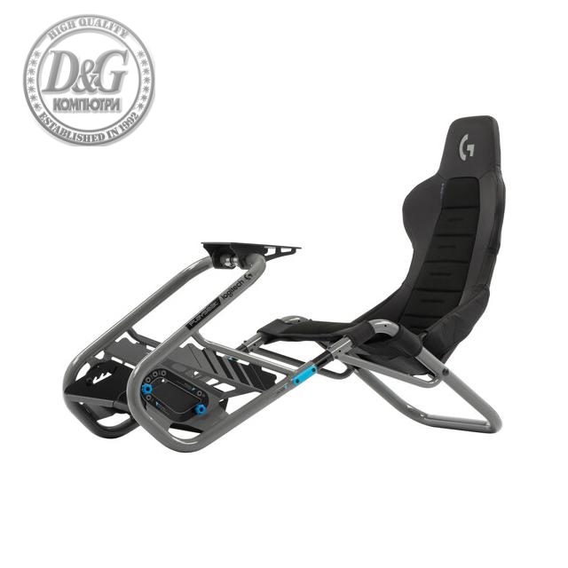 Геймърски стол Playseat Trophy Logitech G Edition, Сив