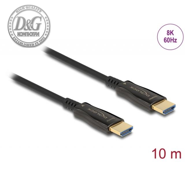 Оптичен кабел Delock, HDMI 8K, 60 Hz, 10 m