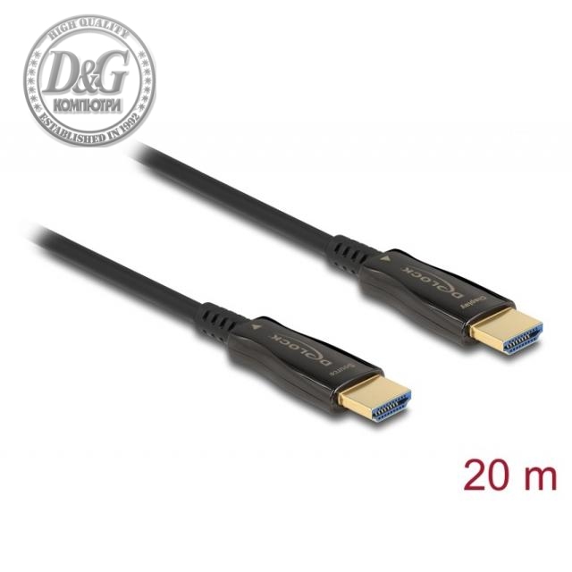 Оптичен кабел Delock, HDMI 8K, 60 Hz, 20 m