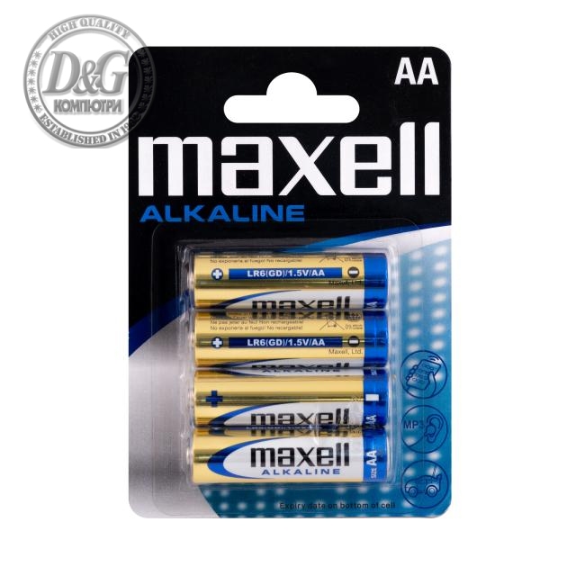 Алкална батерия MAXELL LR-6 /4 бр. в опаковка/ 1.5V