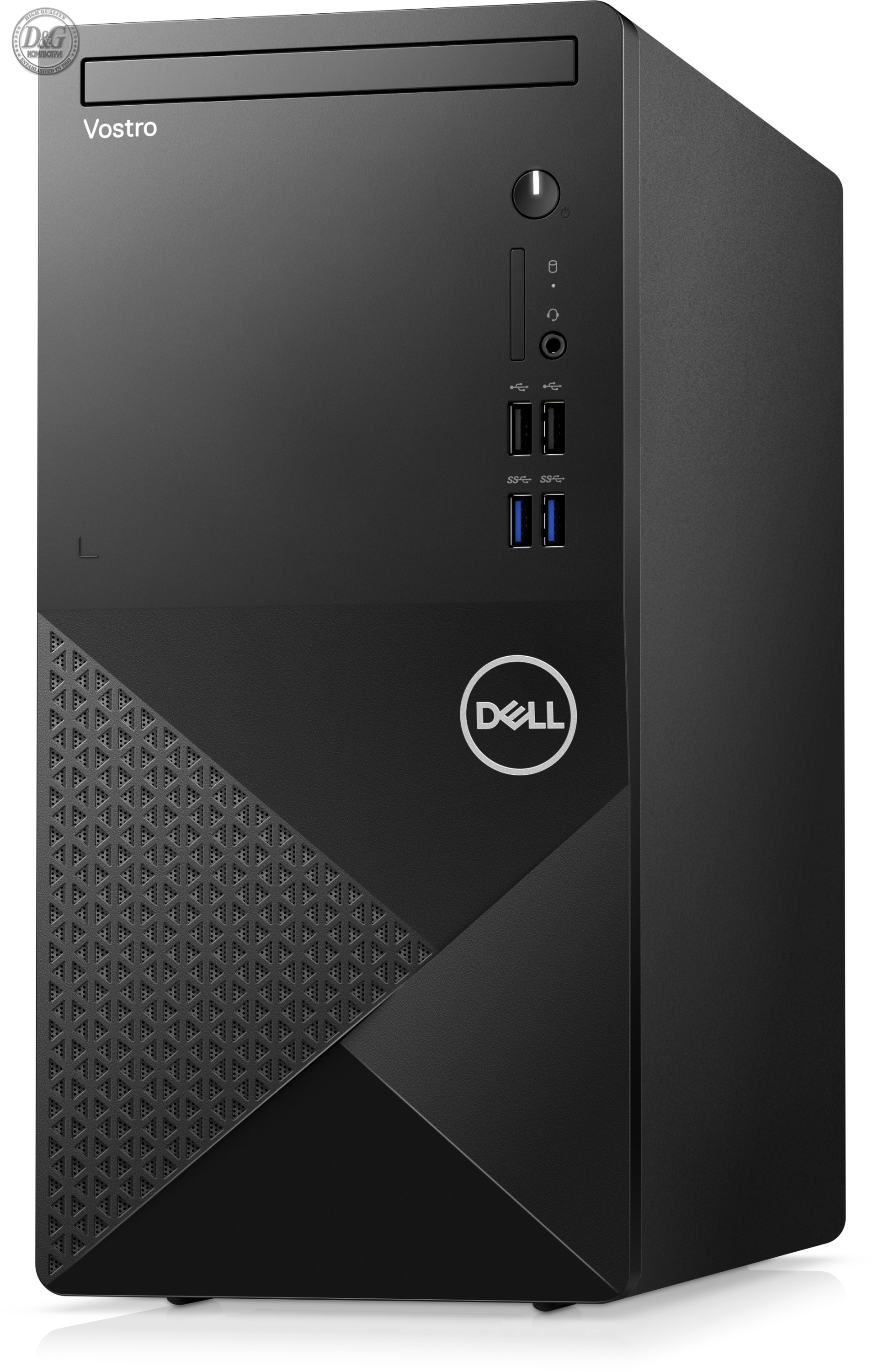 Dell Vostro 3020 MT, Intel Core i5-13400 (10C, 12MB cache, up to 4.6GHz), 8GB (1x8GB) DDR4, 512GB M.2 SSD, Intel UHD Graphics, WiFi, BT, BG KBD+Mouse, Ubuntu, 3Y ProSupport