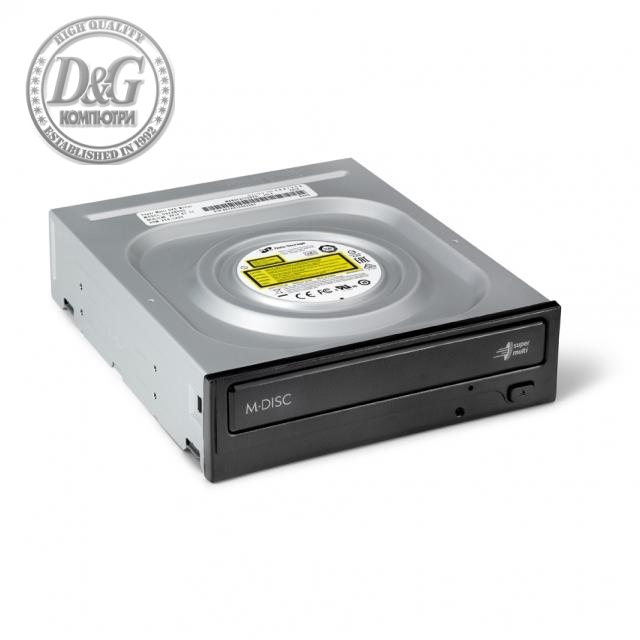 Записващо устройство LG GH24NSD5, DVD-RW, за вграждане в компютър, SATA, черен