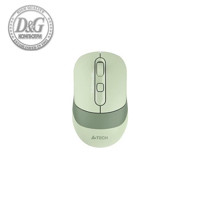 Безжична мишка A4tech FB10C Fstyler Matcha Green, Bluetooth, 2.4GHz, Литиево-йонна батерия, Зелен