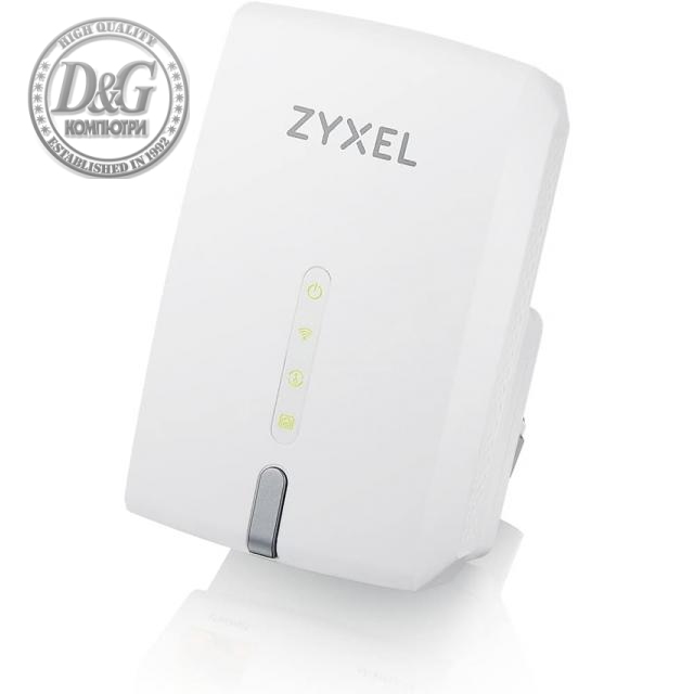 Усилвател на безжична мрежа ZYXEL WRE6605 Range Extender,  AC1200