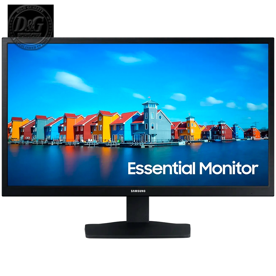 Monitor LED Samsung LS24A336NHUXEN S33A, 24" FHD FLAT 16:9 (1920x1080) VA 60Hz, 250 cd/гЋЎ, 3000:1, 5ms, 178/178, 1xVGA 1xHDMI, Tilt, VESA 75x75, 2Y