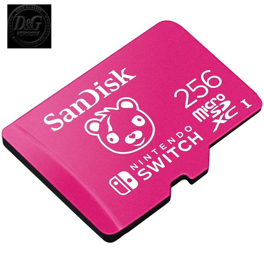 SanDisk Nintendo MicroSD UHS I Card - Fortnite Edition, Cuddle Team,  256GB, EAN: 619659199777